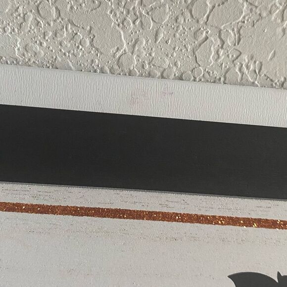 Halloween Haunted House Wall Decor Frame Home Decor 13x11 Holiday Fall - Picture 6 of 7